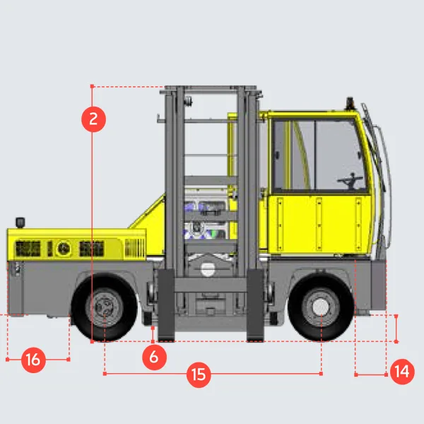 Xe nâng dầu Combilift C10000 4WSL - Ảnh 4