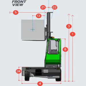 xe nâng dầu combilift C12000SL